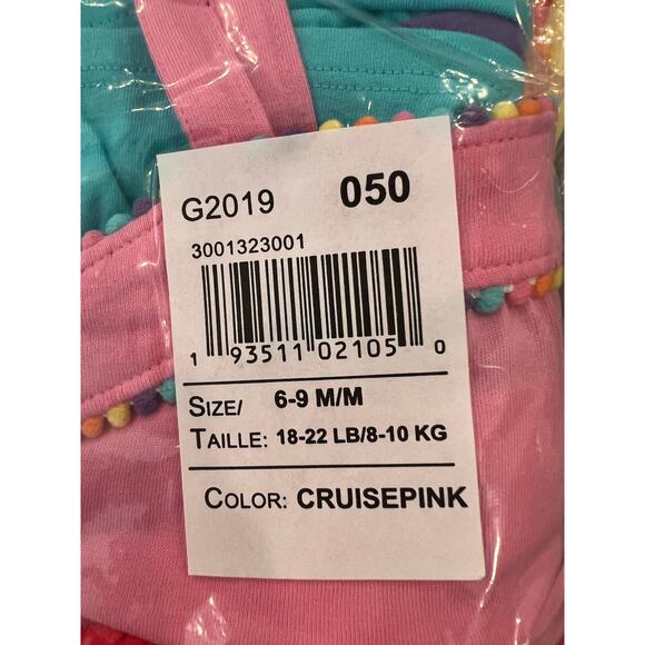 NWT Children's Place Rainbow Pom Pom Tiered Dress - SIZE 6-9 Months - Picture 7 of 7